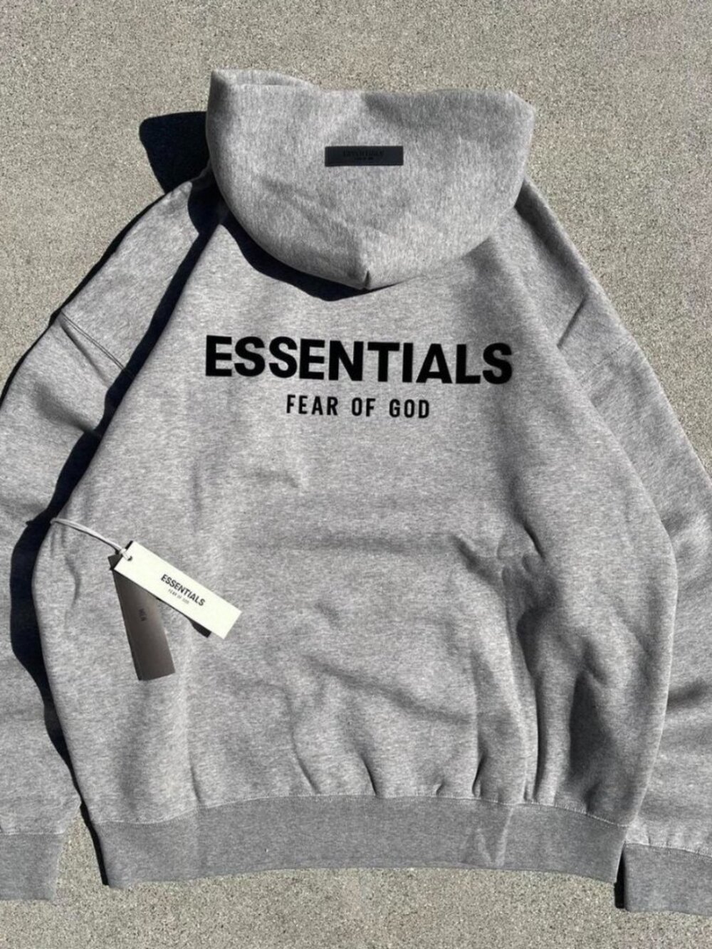 Essentials Small dark oat hoodie